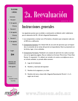 Instrucciones generales