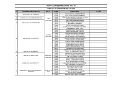 CRONOGRAMA DE ENTREVISTAS