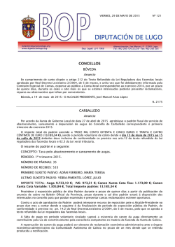 CONCELLOS - Deputaci&oacute;n de Lugo