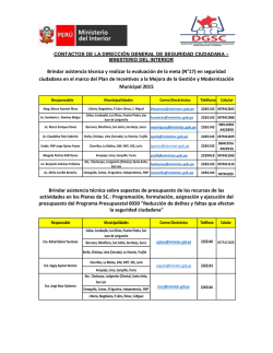 Brindar asistencia t&eacute;cnica y realizar la evaluaci&oacute;n de la meta (N&deg;17