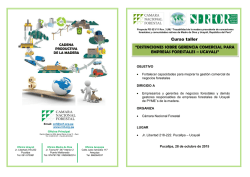Curso Taller - C&aacute;mara Nacional Forestal