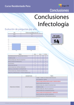 Conclusiones Infectolog&iacute;a