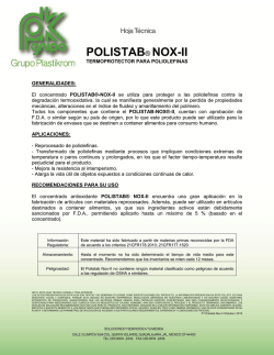 POLISTAB&reg; NOX-II - Grupo Plastikrom