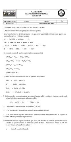 Ciencias Naturales 6&deg;,7&deg;,8&deg;,9&deg; y Quimica 10&deg;,11