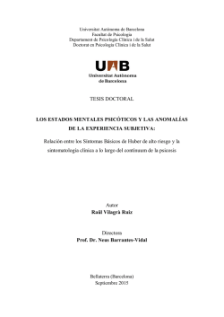 TESIS DOCTORAL LOS ESTADOS MENTALES PSIC&Oacute;TICOS Y