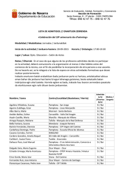 admitidos Celebraci&oacute;n del 10&ordm; aniversario de eTwinning