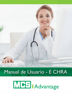 Manual de Usuario - E CHRA