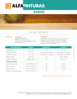 01 Ficha T&eacute;cnica Barniz