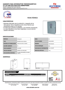 2K-EINT15-125SIS1R - Gabinete para Interruptor