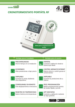 CRONOTERMOSTATO PORT&Aacute;TIL RF