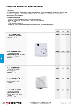 Termostatos y cronotermostatos de ambiente p&aacute;g. 256