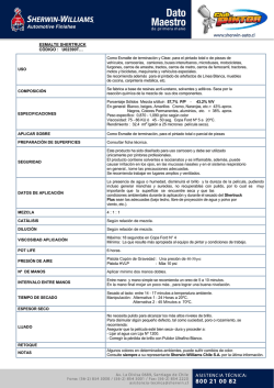 ESMALTE SHERTRUCK C&Oacute;DIGO : U02390T&hellip;