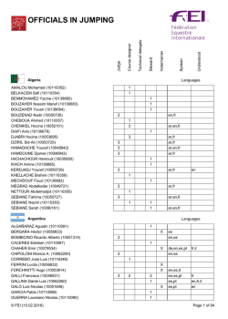 OFFICIALS IN JUMPING