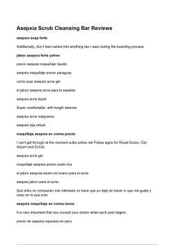 Asepxia Soap Forte - Jabon Asepxia Azul Es Bueno