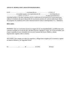 Anexo Declaracion Responsable