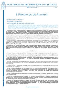 Bolet&iacute;n Oficial del Principado de Asturias