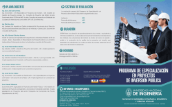 programa de especializaci&oacute;n en proyectos de inversi&oacute;n p&uacute;blica