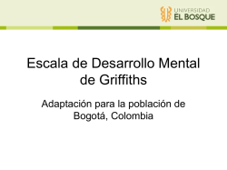 Escala de Desarrollo Mental de Griffiths