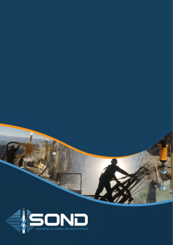brochure isond - BIENVENIDOS A PECSA INGENIEROS