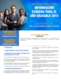 informacion exogena - gestion integral academica