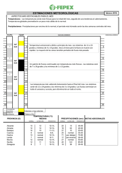 ESTIMACIONES METEOROL&Oacute;GICAS