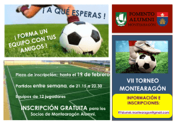 cartel en PDF - Antiguos Montearag&oacute;n