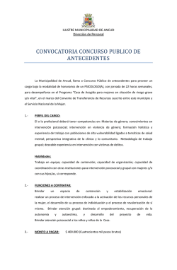 bases concurso publico &ndash; psicologo casa de acogida