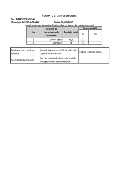 Resutado Medio Atrato.