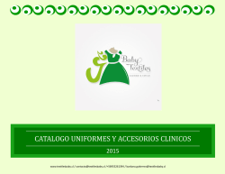 CATALOGO UNIFORMES Y ACCESORIOS CLINICOS