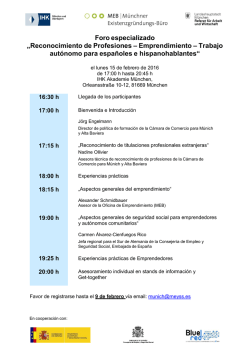 Foro especializado &bdquo;Reconocimiento de Profesiones &ndash; Emprendimiento