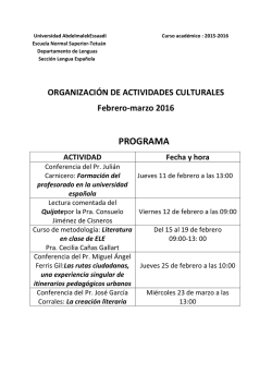 PROGRAMA