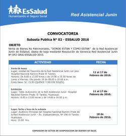 Subasta P&uacute;blica N&deg; 02-2016