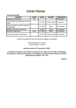 Carta Fianza - Caja Trujillo