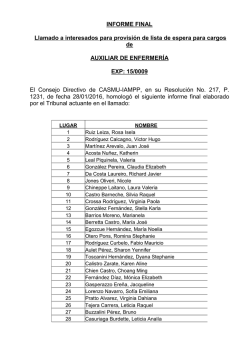 Auxiliar de Enfermer&iacute;a