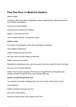 Dalatina V Crema Para Que Sirve - Dalatina Clindamicina Gel Para