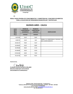 buenos aires - Universidad de Cundinamarca