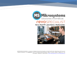 Folleto de REVO = iPad TPV