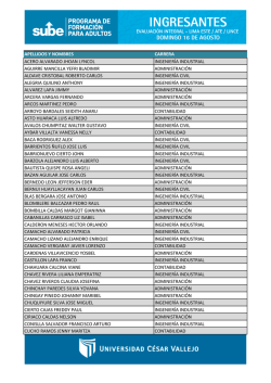 apellidos y nombres carrera acero alvarado jhoan lyncol ingenier&iacute;a