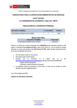 Atendiendo los requisitos especificados en los t&eacute;rminos de