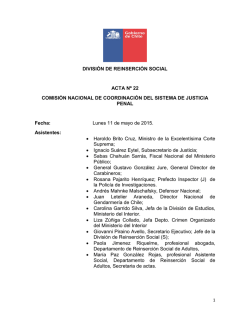 Acta N&ordm; 22 &ndash; Mayo 2015 ()