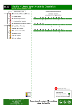 Sevilla - Utrera (por Alcal&aacute; de Guada&iacute;ra)