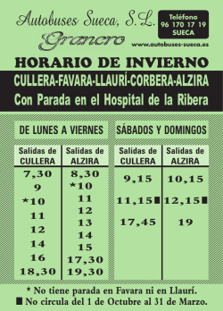 Autobuses Sueca, S.L.