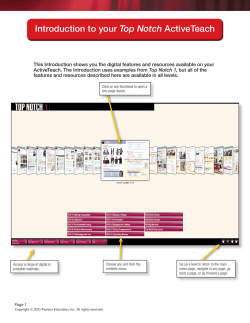 ActiveTeach Walkthrough