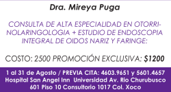 Dra. Mireya Puga COSTO: 2500 PROMOCI&Oacute;N EXCLUSIVA: $1200