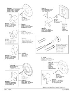 RP62911   Baliza&reg; Lever Handle Manija Baliza&reg; de Palanca