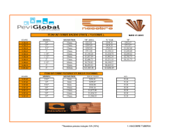 TUBO DE COBRE RIGIDO STOCK. ( NACOBRE ).
