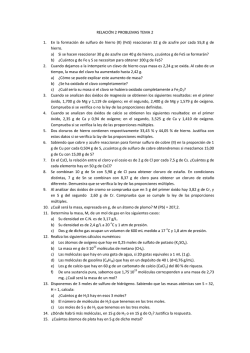 RELACI&Oacute;N 2 PROBLEMAS TEMA 2 1. En la