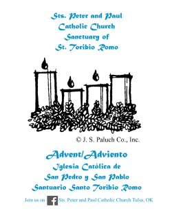 Advent/Adviento - Sts. Peter and Paul Tulsa, OK
