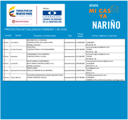 NARI&Ntilde;O - Mi Casa Ya