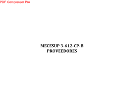 ANEXO 612-4 Lista proveedores